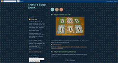 Desktop Screenshot of crystalsscrapshack.blogspot.com