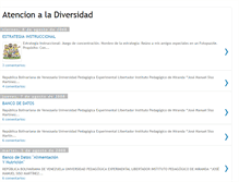 Tablet Screenshot of diversidadeninicial.blogspot.com