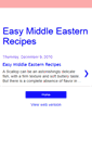 Mobile Screenshot of easymiddleeasternrecipes.blogspot.com