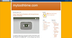 Desktop Screenshot of mytoothtime.blogspot.com