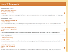 Tablet Screenshot of mytoothtime.blogspot.com