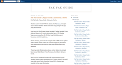 Desktop Screenshot of fakfakguide.blogspot.com