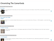 Tablet Screenshot of chroniclingthecomerfords.blogspot.com