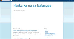 Desktop Screenshot of batang-batangas.blogspot.com