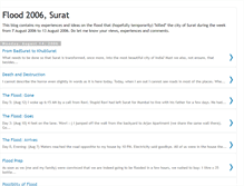 Tablet Screenshot of flood-2006-surat.blogspot.com