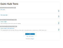 Tablet Screenshot of exoticnudeteens.blogspot.com