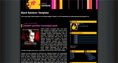 Desktop Screenshot of black-rainbow-template.blogspot.com
