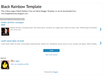 Tablet Screenshot of black-rainbow-template.blogspot.com