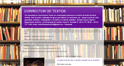 Desktop Screenshot of correctordetextos2009.blogspot.com