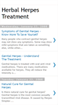 Mobile Screenshot of herbal-herpes-treatment.blogspot.com