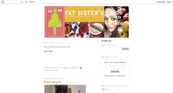 Desktop Screenshot of fatsistersguidetolife.blogspot.com