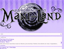 Tablet Screenshot of mani-land.blogspot.com