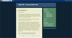 Desktop Screenshot of bodygroundeffectkits.blogspot.com