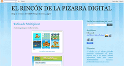 Desktop Screenshot of elrincondelapizarradigital.blogspot.com