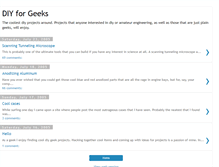 Tablet Screenshot of diygeeks.blogspot.com
