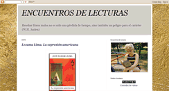 Desktop Screenshot of encuentrosconlasletras.blogspot.com