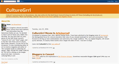 Desktop Screenshot of culturegrrl.blogspot.com