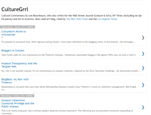 Tablet Screenshot of culturegrrl.blogspot.com