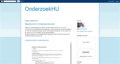 Desktop Screenshot of onderzoekhu.blogspot.com