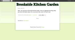 Desktop Screenshot of brooksidekitchengarden.blogspot.com