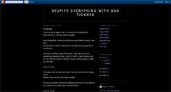 Desktop Screenshot of dantickner.blogspot.com