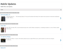 Tablet Screenshot of mobileinfoandupdate.blogspot.com