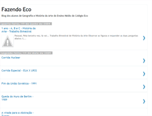 Tablet Screenshot of fazendoecogeografia.blogspot.com
