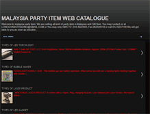Tablet Screenshot of malaysiapartyitem.blogspot.com