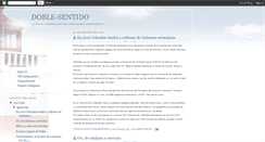 Desktop Screenshot of doble-sentido.blogspot.com