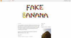 Desktop Screenshot of fakebanana.blogspot.com