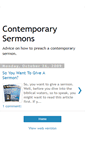 Mobile Screenshot of contemporarysermons.blogspot.com
