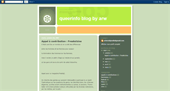 Desktop Screenshot of infoqueer.blogspot.com