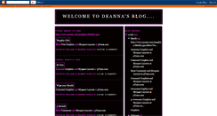 Desktop Screenshot of funkyprincessdeanna.blogspot.com