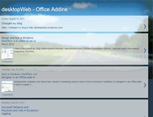 Tablet Screenshot of desktopweb.blogspot.com