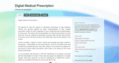 Desktop Screenshot of digitalmedicalprescription.blogspot.com