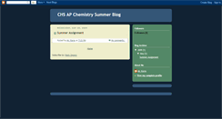 Desktop Screenshot of apchemchs.blogspot.com