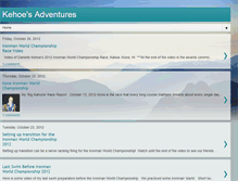 Tablet Screenshot of kehoeadventure.blogspot.com