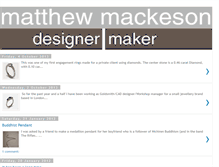Tablet Screenshot of mattmackeson.blogspot.com