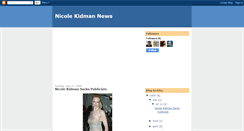 Desktop Screenshot of nicole-kidman-blognews.blogspot.com