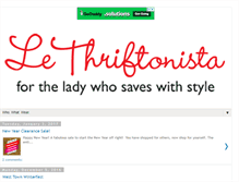 Tablet Screenshot of lethrift.blogspot.com
