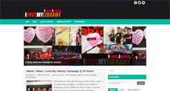 Desktop Screenshot of iluvmylibrary.blogspot.com