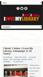 Mobile Screenshot of iluvmylibrary.blogspot.com