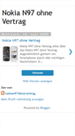 Mobile Screenshot of nokian97ohnevertrag.blogspot.com