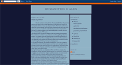 Desktop Screenshot of aeshumanities8alex.blogspot.com
