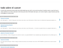 Tablet Screenshot of el-cancer-una-enfermeda-mortal.blogspot.com