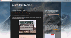 Desktop Screenshot of geschfamily.blogspot.com