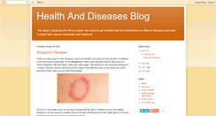 Desktop Screenshot of diseases-blog.blogspot.com