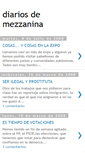 Mobile Screenshot of diariosdemezzanina.blogspot.com