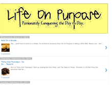 Tablet Screenshot of lifeonpurposemama.blogspot.com