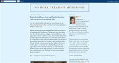 Desktop Screenshot of nomorecreamofmushroom.blogspot.com